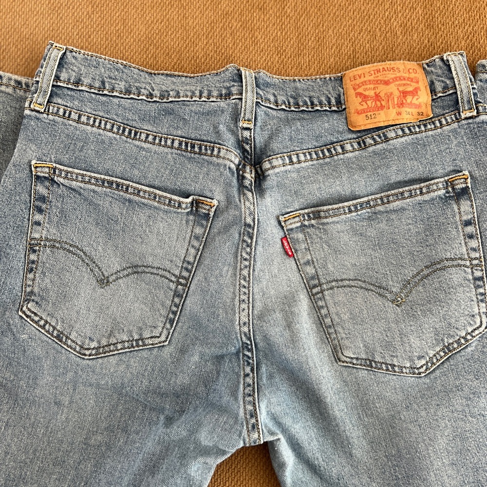 Levi's Men's Blue Jeans
512 34W x 32L - Picture 3 of 7